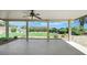 Covered patio overlooking landscaped backyard and lawn at 415 Emerald Cir, Henderson, NV 89002