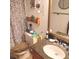 Bathroom with a granite countertop and decorative accents at 508 Tara Ct, Boulder City, NV 89005