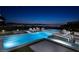 This pool offers a view, spa, and lounge chairs for relaxing and sunbathing at 523 Overlook Rim Dr, Henderson, NV 89012
