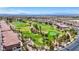 Golf course and nearby homes at 589 Via Paladini, Henderson, NV 89011