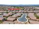 Aerial view of neighborhood at 589 Via Paladini, Henderson, NV 89011