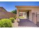 Backyard with artificial turf and gravel landscaping at 589 Via Paladini, Henderson, NV 89011