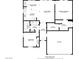 Detailed floor plan showcasing the layout of this home, including the primary bedroom and attached garage at 589 Via Paladini, Henderson, NV 89011