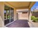 Covered patio area leading to the backyard at 589 Via Paladini, Henderson, NV 89011