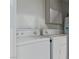 Laundry room features a white washer and dryer at 659 D Ave, Boulder City, NV 89005