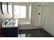 Modern bathroom featuring double sink vanity and walk-in shower at 825 Cornerstone Pl, North Las Vegas, NV 89031