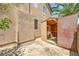An outdoor storage shed provides extra space for tools and equipment at 825 Cornerstone Pl, North Las Vegas, NV 89031