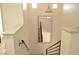 Bright stairwell with modern railings and lighting at 825 Cornerstone Pl, North Las Vegas, NV 89031