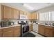 Kitchen featuring stainless steel appliances and ample counter space at 845 Bladensburg St, Las Vegas, NV 89110
