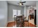 Lovely dining area leads into the kitchen and features bright, natural light at 9362 Straw Hays St # 103, Las Vegas, NV 89178