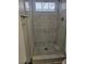 Beautiful tile shower with mosaic tile floor at 1017 E Oakey Blvd, Las Vegas, NV 89104