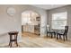 Bright and airy kitchen featuring modern appliances, stylish backsplash, and a cozy dining nook at 1017 E Oakey Blvd, Las Vegas, NV 89104