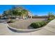 Spacious front yard with desert landscaping, providing a clean and low-maintenance aesthetic at 1317 Hopespring Loop Ave, North Las Vegas, NV 89084