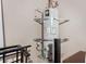 Close up of new water heater and plumbing in an unfinished basement at 2104 Kendall Hill Ave, Las Vegas, NV 89106