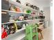 Well-organized pantry with ample shelving, providing plenty of storage space for groceries and essentials at 211 E Kimberly Dr, Henderson, NV 89015
