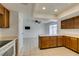 Open concept kitchen with countertop seating and easy access to the living area at 2116 Cameron St, Las Vegas, NV 89102