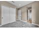 Bedroom with neutral paint, plush carpet, and closet at 2194 Pigeon Hawk St, Las Vegas, NV 89138