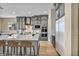 Contemporary kitchen with stainless steel appliances, stylish cabinetry, a large island, and a sleek design at 2194 Pigeon Hawk St, Las Vegas, NV 89138