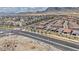 Aerial view of new construction homes in a suburban neighborhood at 2194 Pigeon Hawk St, Las Vegas, NV 89138