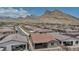 New construction neighborhood with mountain views in the distance at 2194 Pigeon Hawk St, Las Vegas, NV 89138
