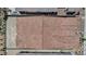 Overhead view shows the brown tile roof of this single-story home at 2194 Pigeon Hawk St, Las Vegas, NV 89138