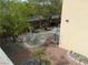 Well-maintained backyard featuring a custom patio area at 2691 Benton Cove St, Laughlin, NV 89029