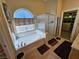 Luxurious bathroom with a soaking tub, separate shower, and walk-in closet at 2691 Benton Cove St, Laughlin, NV 89029