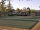 Outdoor basketball court with shaded gazebo and mature landscaping in a residential community at 3621 Jasmine Heights Ave, North Las Vegas, NV 89081