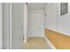 Bright hallway featuring integrated storage and light wood floors at 3726 Las Vegas Blvd # 1809, Las Vegas, NV 89158