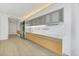 Modern kitchen featuring stainless steel appliances, and wood cabinets at 3726 Las Vegas Blvd # 1809, Las Vegas, NV 89158