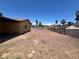 Backyard featuring a gravel groundcover and block wall at 4766 Knollwood Dr, Las Vegas, NV 89147