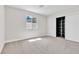Bedroom with window and closet with sliding doors, carpet floors, and bright, natural light at 4813 Plata Del Sol, Las Vegas, NV 89121