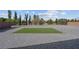 Backyard featuring gravel and small square of artifical turf at 5357 Eleganza Ave, Pahrump, NV 89061