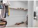 Walk-in closet with built-in shelving and ample storage space at 5357 Eleganza Ave, Pahrump, NV 89061