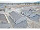 Overhead view of modern homes highlighting roof lines and proximity to desert landscape at 610 San Lorenzo St, Pahrump, NV 89048