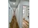 Hallway featuring hardwood flooring at 6191 Bullion Blvd, Las Vegas, NV 89103