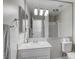 Bathroom with a white vanity and a shower with glass door at 6250 W Flamingo Rd # 43, Las Vegas, NV 89103
