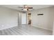 Bedroom featuring wood-look floors and a ceiling fan at 6250 W Flamingo Rd # 43, Las Vegas, NV 89103