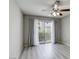 Bedroom with a ceiling fan and a sliding door to the exterior at 6250 W Flamingo Rd # 43, Las Vegas, NV 89103