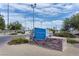 Park sign featuring blue sky, trees and street at 7224 Anora St, North Las Vegas, NV 89084