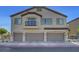 Attractive townhome with attached garages and modern design at 7505 Emerald Stars St # 101, North Las Vegas, NV 89084