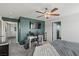 Comfortable main bedroom featuring a functional workspace and natural light, ideal for relaxation and productivity at 8261 Selenite St, Las Vegas, NV 89113