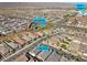 Aerial view of a neighborhood with nearby Star Light Park, Smith's, and Starbucks at 8705 Fordster St, Las Vegas, NV 89166