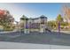 Children will enjoy this large, elaborate playground with slides and climbing structures at The Gardens Park at 10249 Wisteria Hills Ct, Las Vegas, NV 89135