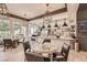 Beautiful cafe area with hardwood floors, a serving counter, and plenty of seating at 208 Coltrane Canyon Ave, Henderson, NV 89011