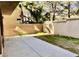 Paver patio in backyard with block wall and partial landscaping at 224 Wicked Wedge Way, Las Vegas, NV 89148
