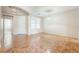Bright entryway with tile flooring, a decorative ceiling fixture, and a view into the home at 2608 Campobello Ave, North Las Vegas, NV 89081