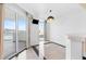 Wet bar area featuring sink, counter, and floor to ceiling windows with city views at 2777 Paradise Rd # 303, Las Vegas, NV 89109