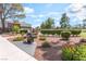 Community with beautiful landscaping and a built-in grill at 2866 Loveland Dr # 2018, Las Vegas, NV 89109