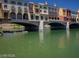 Waterfront homes showing unique architectural details, situated on a canal at 33 Via Di Mello, Henderson, NV 89011